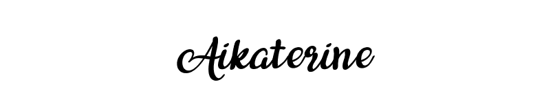 Aikaterine font preview