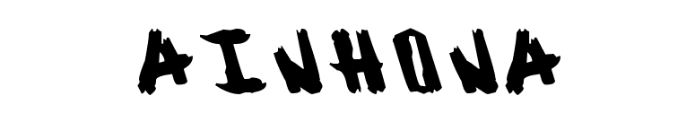 AINHONA font preview