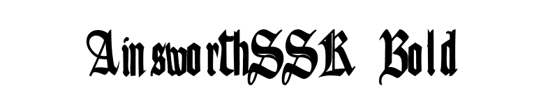 AinsworthSSK Bold font preview