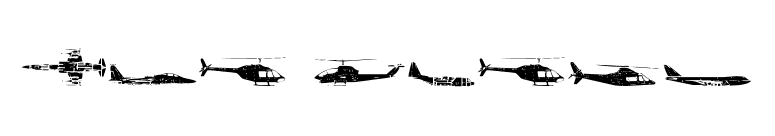 Air Force font preview