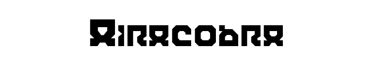 Airacobra font preview