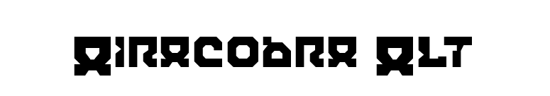 Airacobra Alt font preview