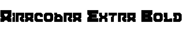 Airacobra Extra Bold font preview