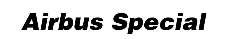 Airbus Special font preview
