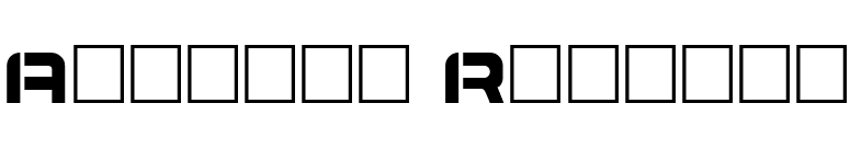 Airlock Regular font preview