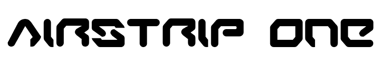 Airstrip One font preview