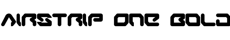 Airstrip One Bold font preview