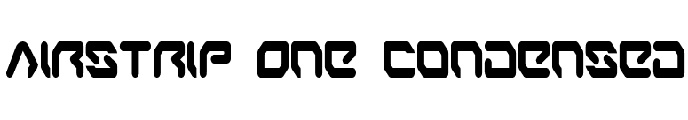 Airstrip One Condensed font preview