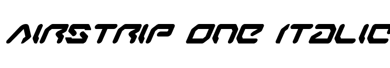 Airstrip One Italic font preview