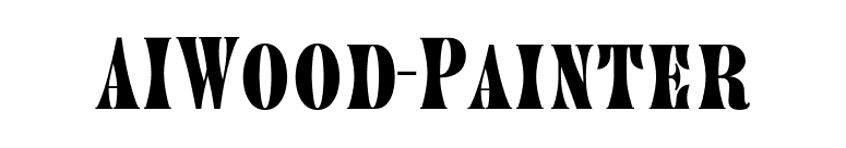 AIWood-Painter font preview