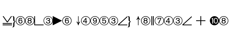 Akzidenz-Grotesk Figures + Pi font preview