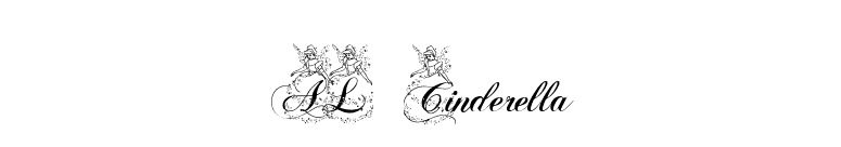 AL Cinderella font preview