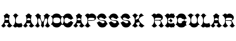 AlamoCapsSSK Regular font preview