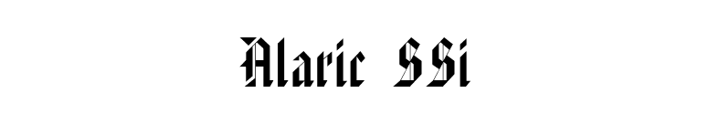 Alaric SSi font preview