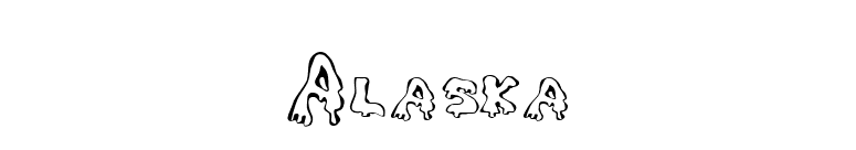 Alaska font preview