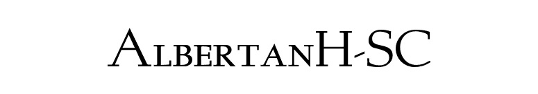 AlbertanH-SC font preview