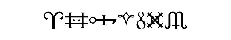 Alchemy font preview