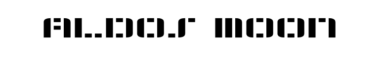 Aldos Moon font preview