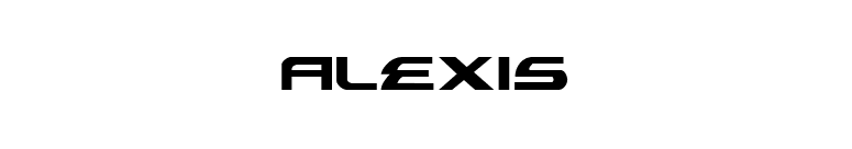 Alexis font preview