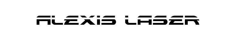 Alexis Laser font preview