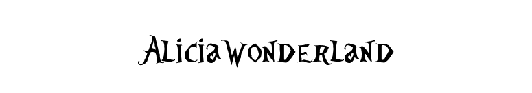 AliciaWonderland font preview