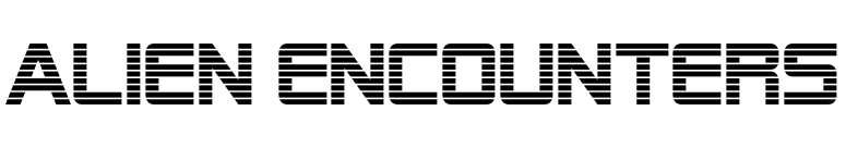 Alien Encounters font preview