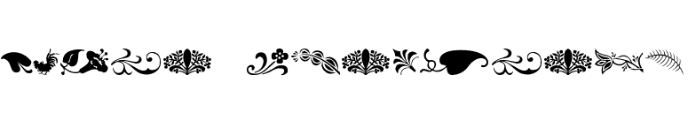 Alien-Ornaments font preview