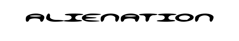 alienation font preview