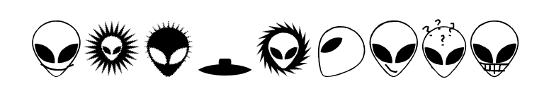 Alienator font preview
