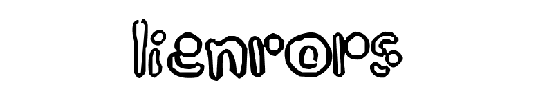 AlienCrops font preview