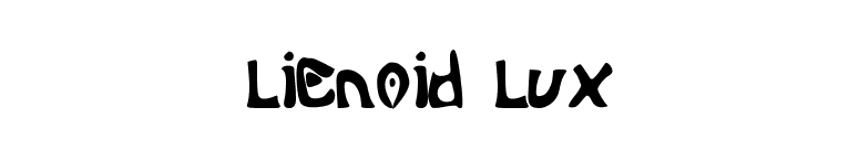 Alienoid Flux font preview