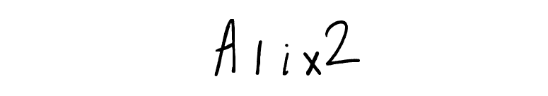 Alix2 font preview