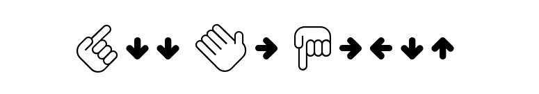 All My Hands font preview