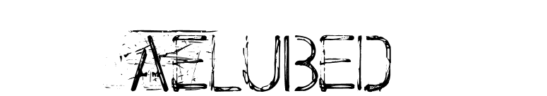 AlliedEngineLUBED font preview
