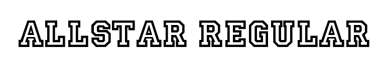 Allstar Regular font preview