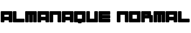 Almanaque Normal font preview