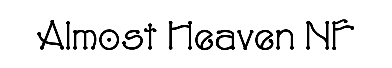 Almost Heaven NF font preview