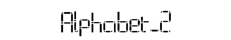 Alphabet_2 font preview