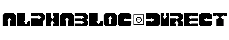 AlphaBloc-Direct font preview