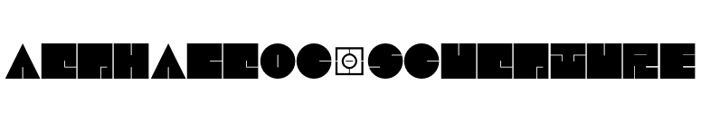 AlphaBloc-Sculpture font preview
