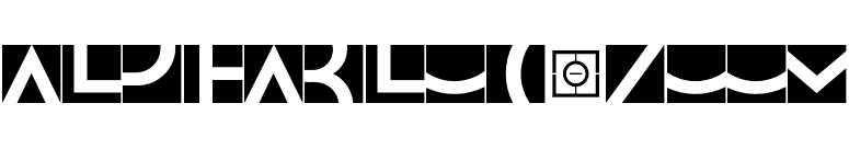 AlphaBloc-Zoom font preview