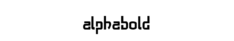 alphabold font preview