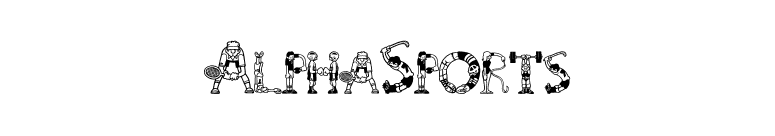 AlphaSports font preview