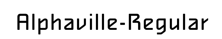 Alphaville-Regular font preview