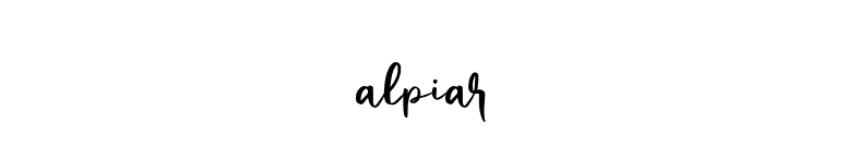 alpiar font preview
