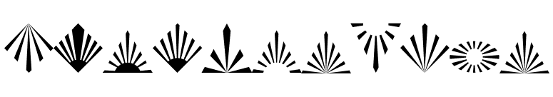 AltemusRays font preview