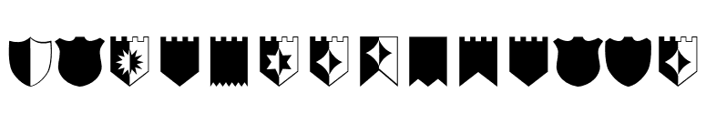 AltemusShields font preview