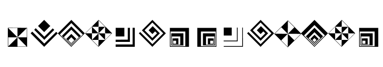 AltemusSquares font preview