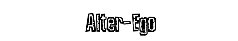Alter-Ego font preview