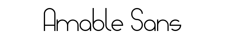 Amable Sans font preview